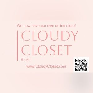 We lunched Cloudycloset.com this weekend.🤗 We appreciate the support.💕